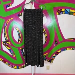 Maurices Black Patterned Wide Leg Pants for Dressy Occasions. Size XS.